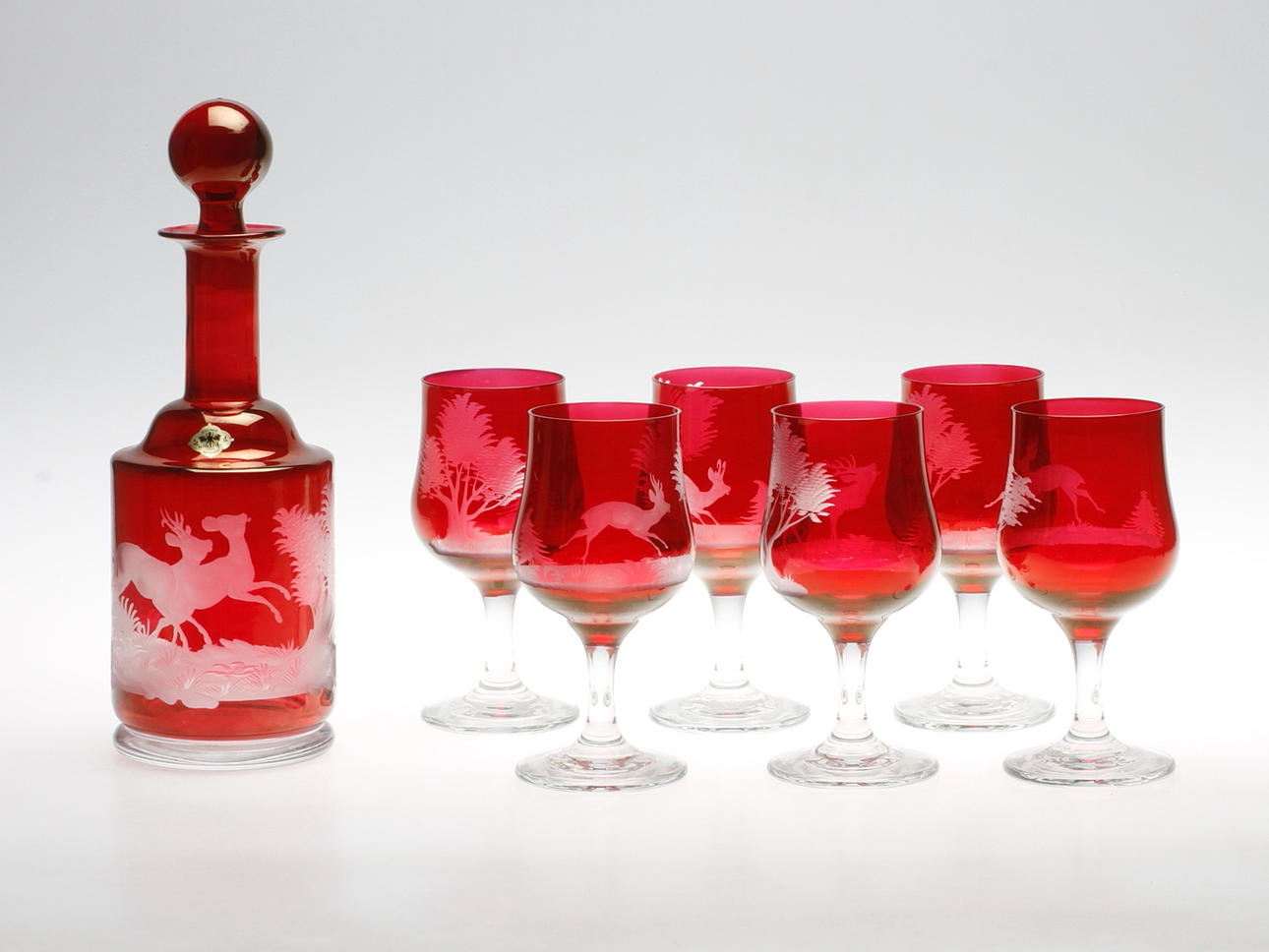 GLASSERVIS, 7 delar, Kisslinger, Rattenberg, Tirol.