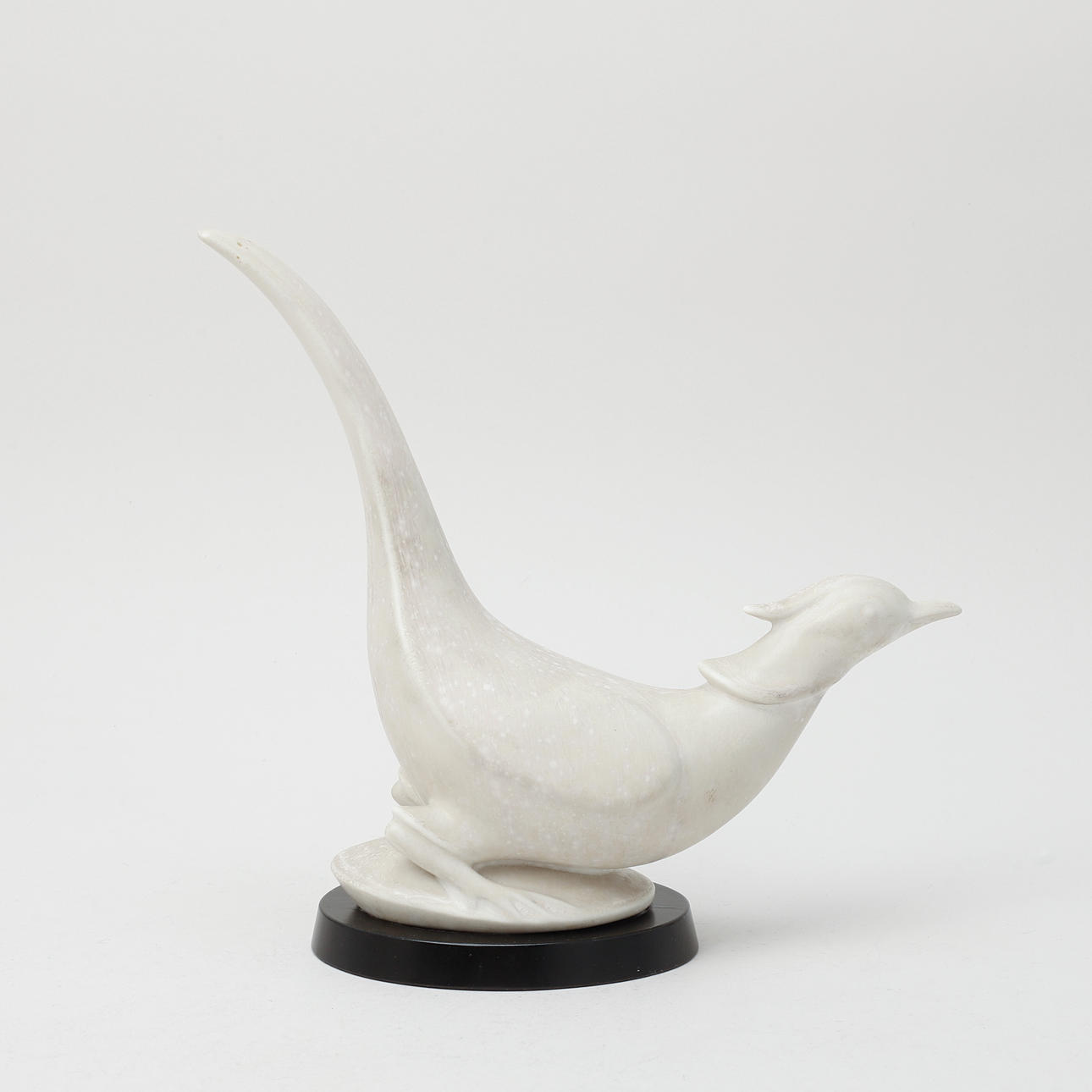 GUNNAR NYLUND. Figurine, pheasant, glazed stoneware, Rörstrand.