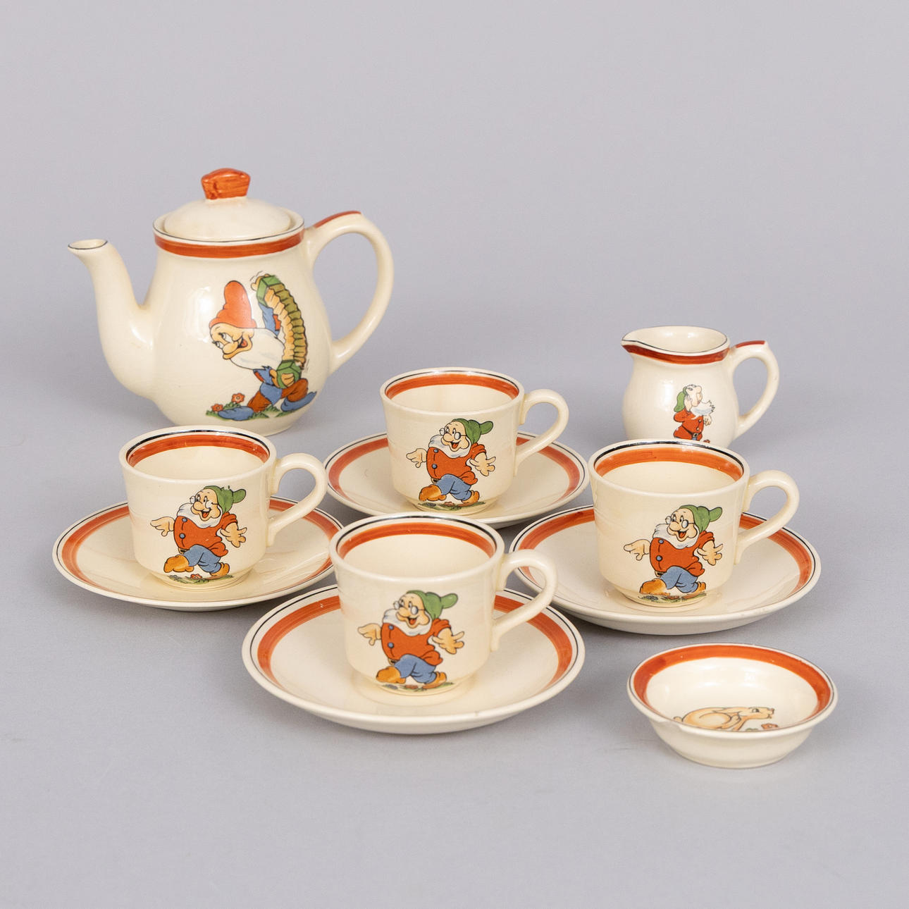 DOCKSERVIS, 11 kpl Lumikki, Rörstrand.