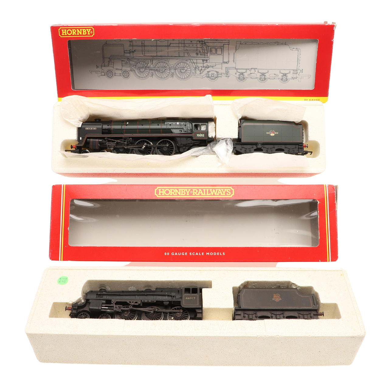 HORNBY BOXED LOCOMOTIVES.