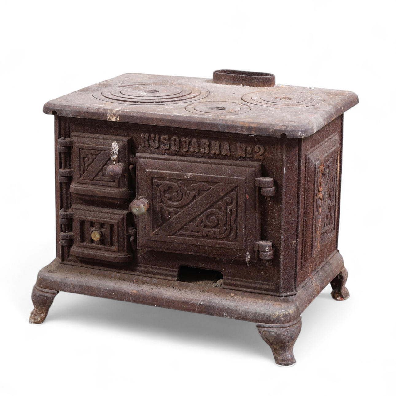 BØRNEOVN, støbejern, Husqvarna nr. 2.