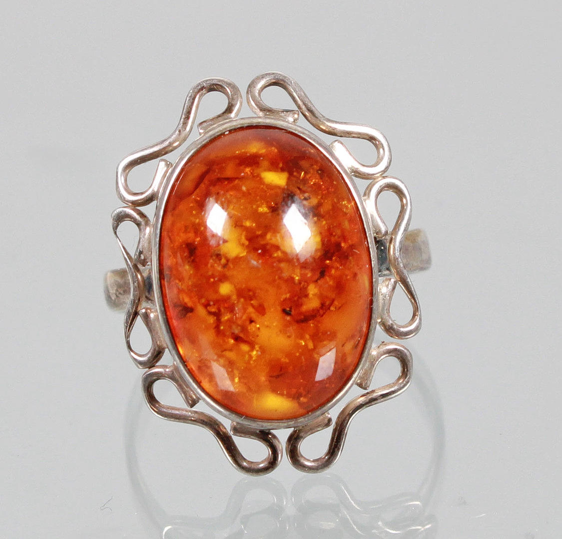 GUL RING, SØLV 835.