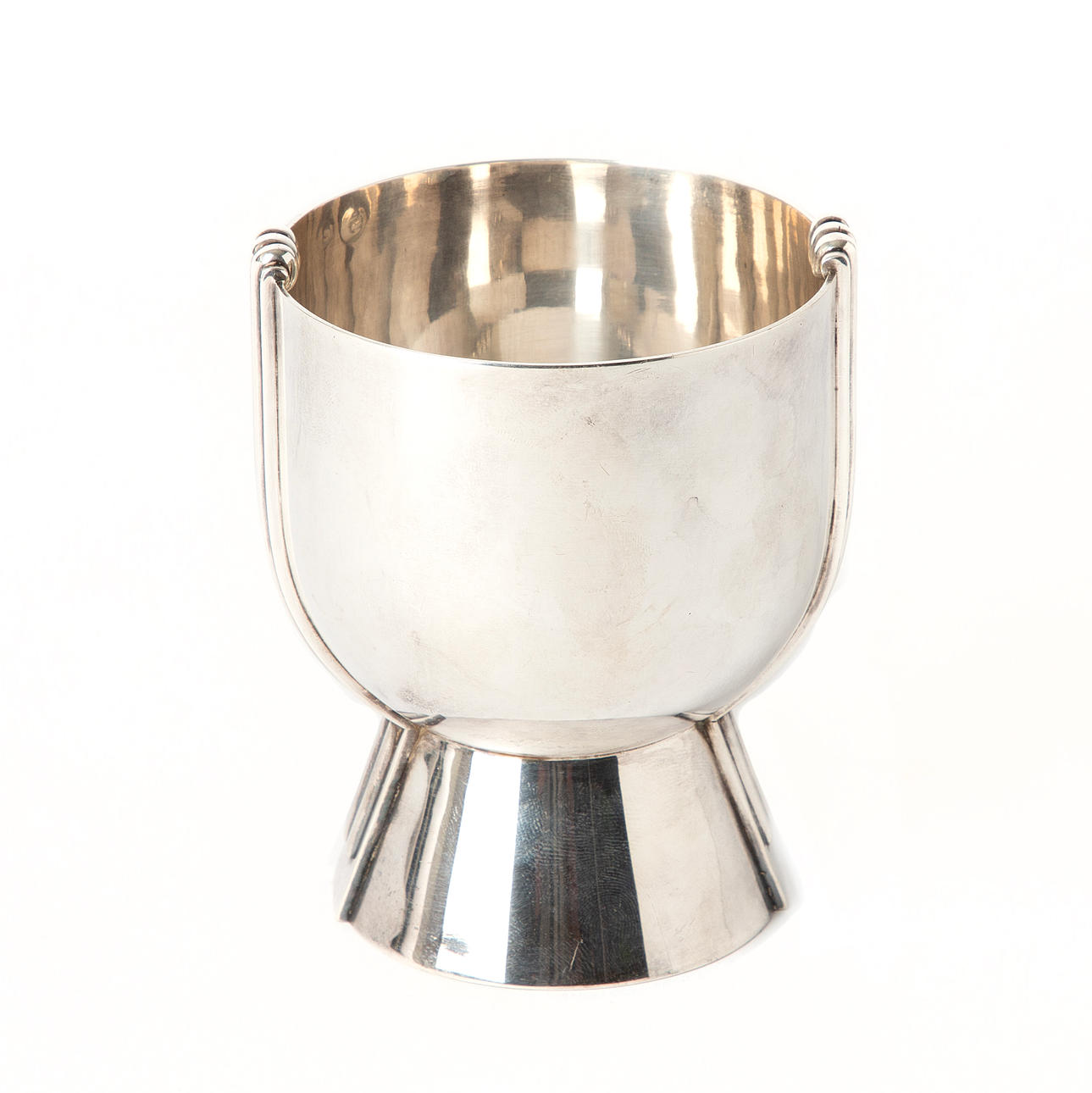 GOBLET. Silver, Emile Puiforcat, Paris.