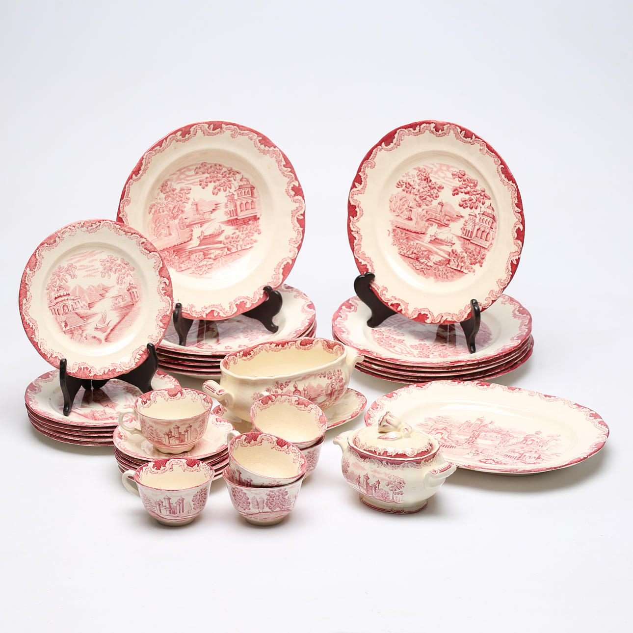 Bordservice, 27 stk., „Bengali“, Rörstrand.