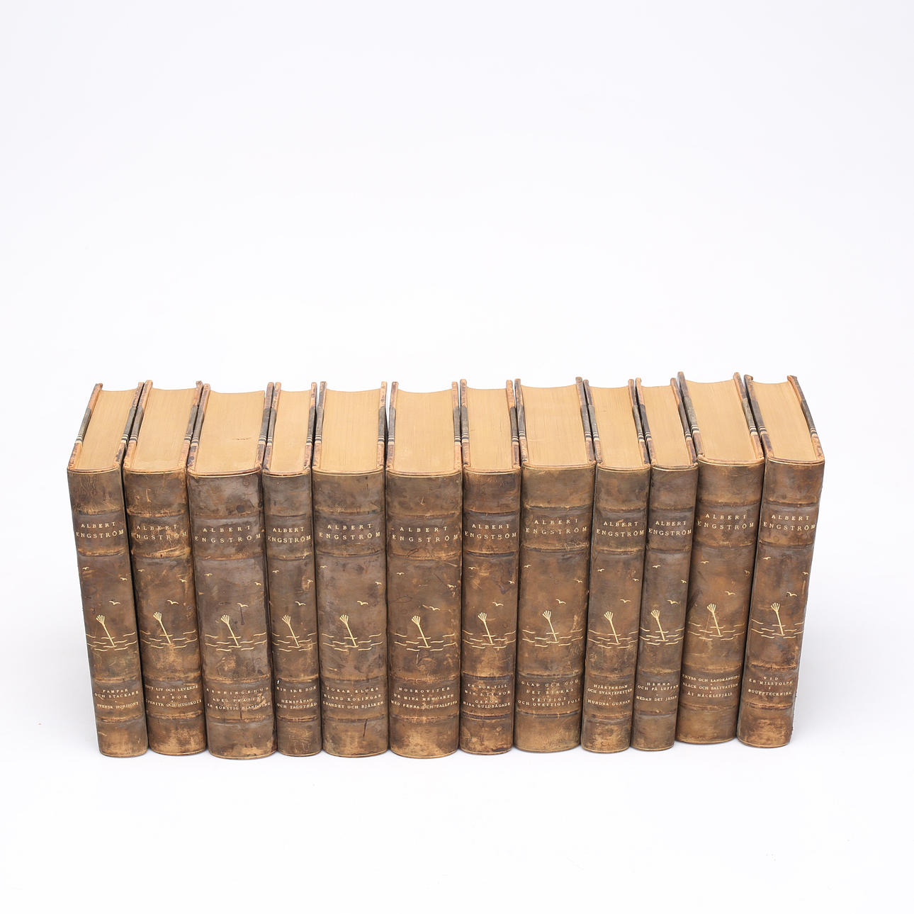 BOOKS, Albert Engström. 12 pcs.