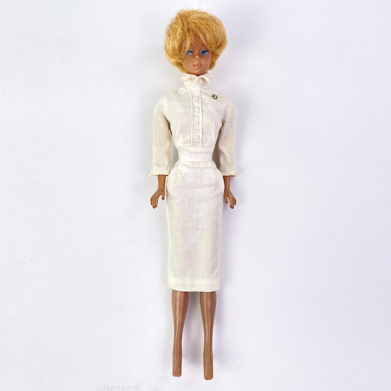 BARBIE DOLL, blonde bubble cut, Mattel Inc.