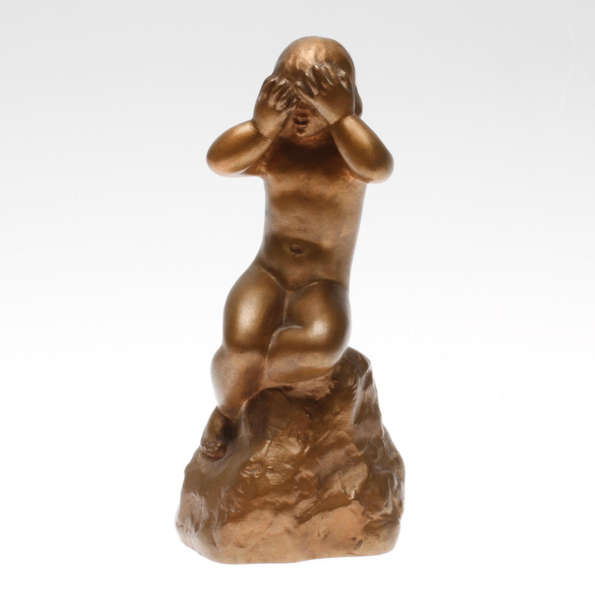 CARIN NILSON(1884-1973). Skulptur, brons, signerad.