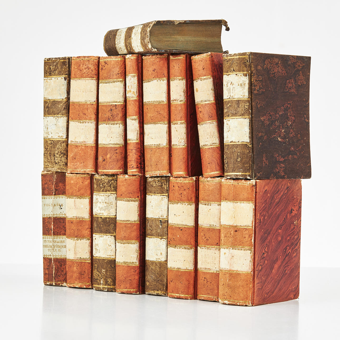 VOLTAIRE, WRITINGS, 1806-1818, 17 VOLUMES.