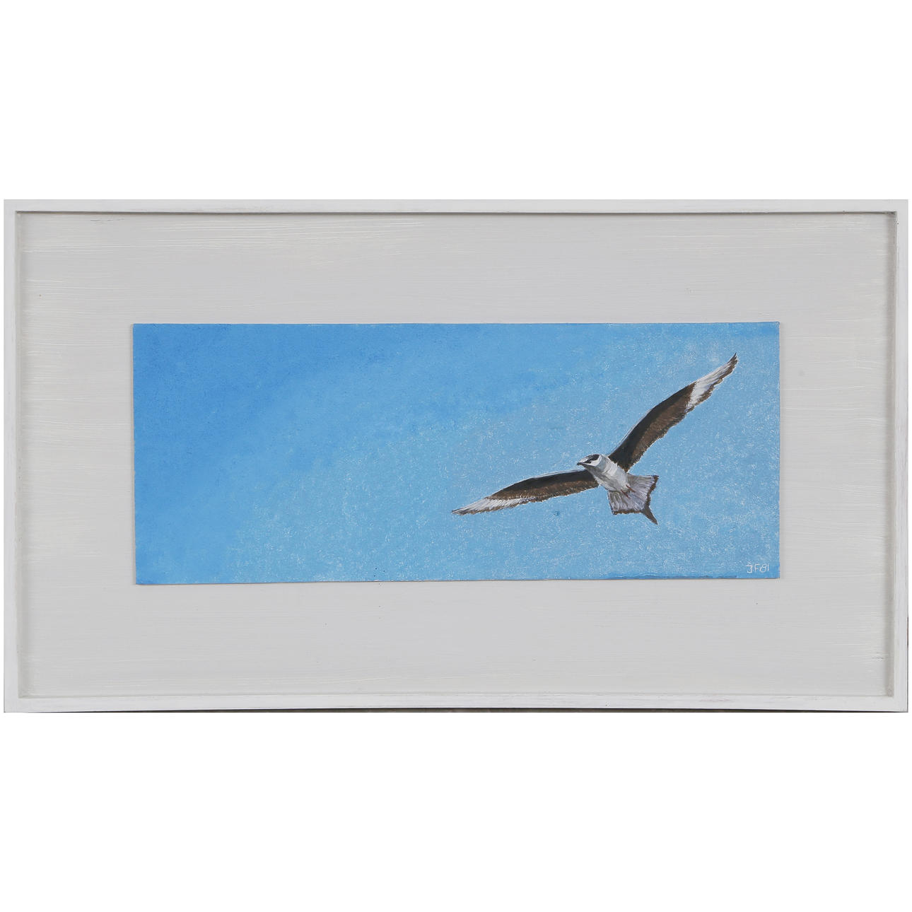 UNIDENTIFIED ARTIST, “BIRD” OIL ON PANEL, SIGNED CF, DATED 81.