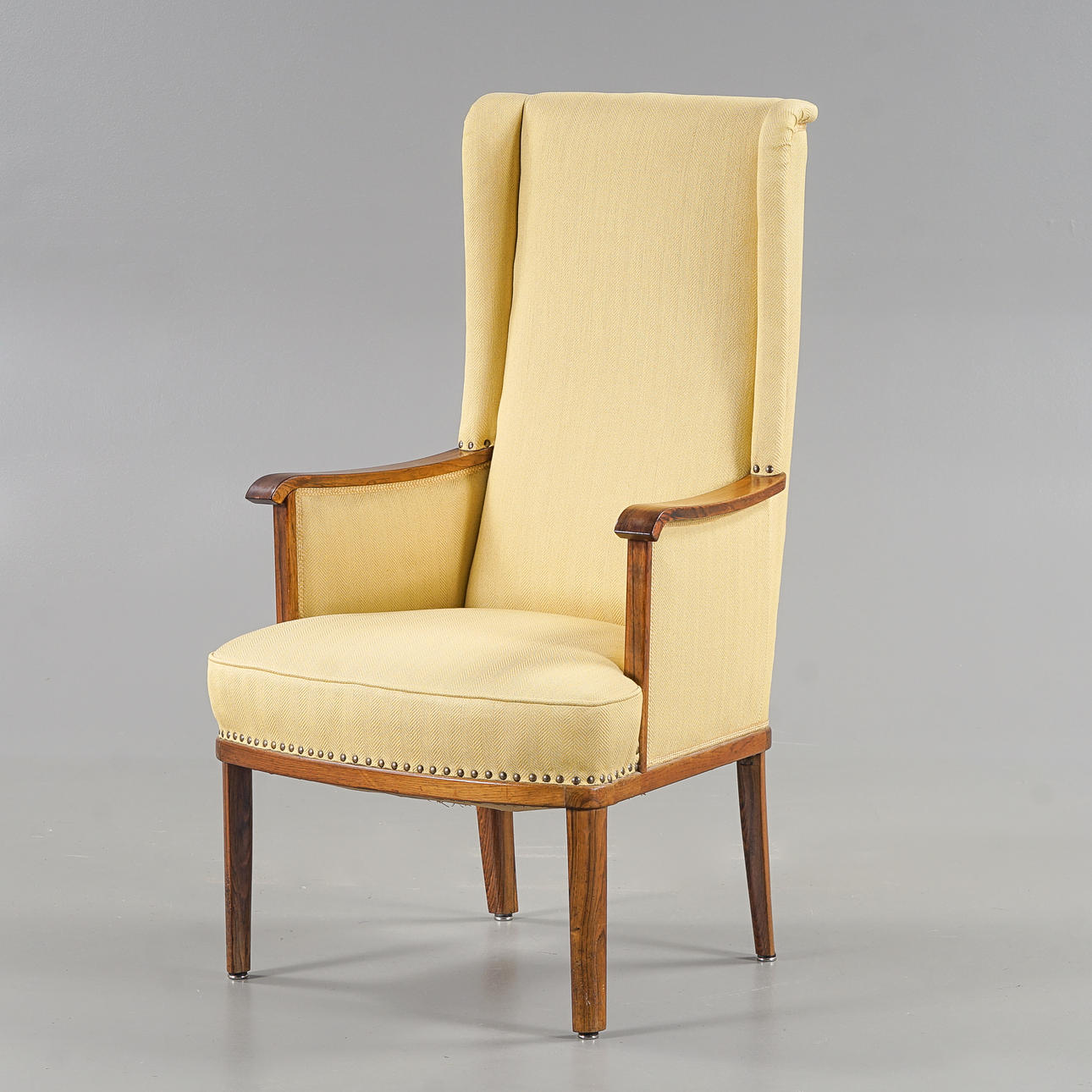 CARL MALMSTEN. LÆNESTOL, Jakaranda, 1930'erne.