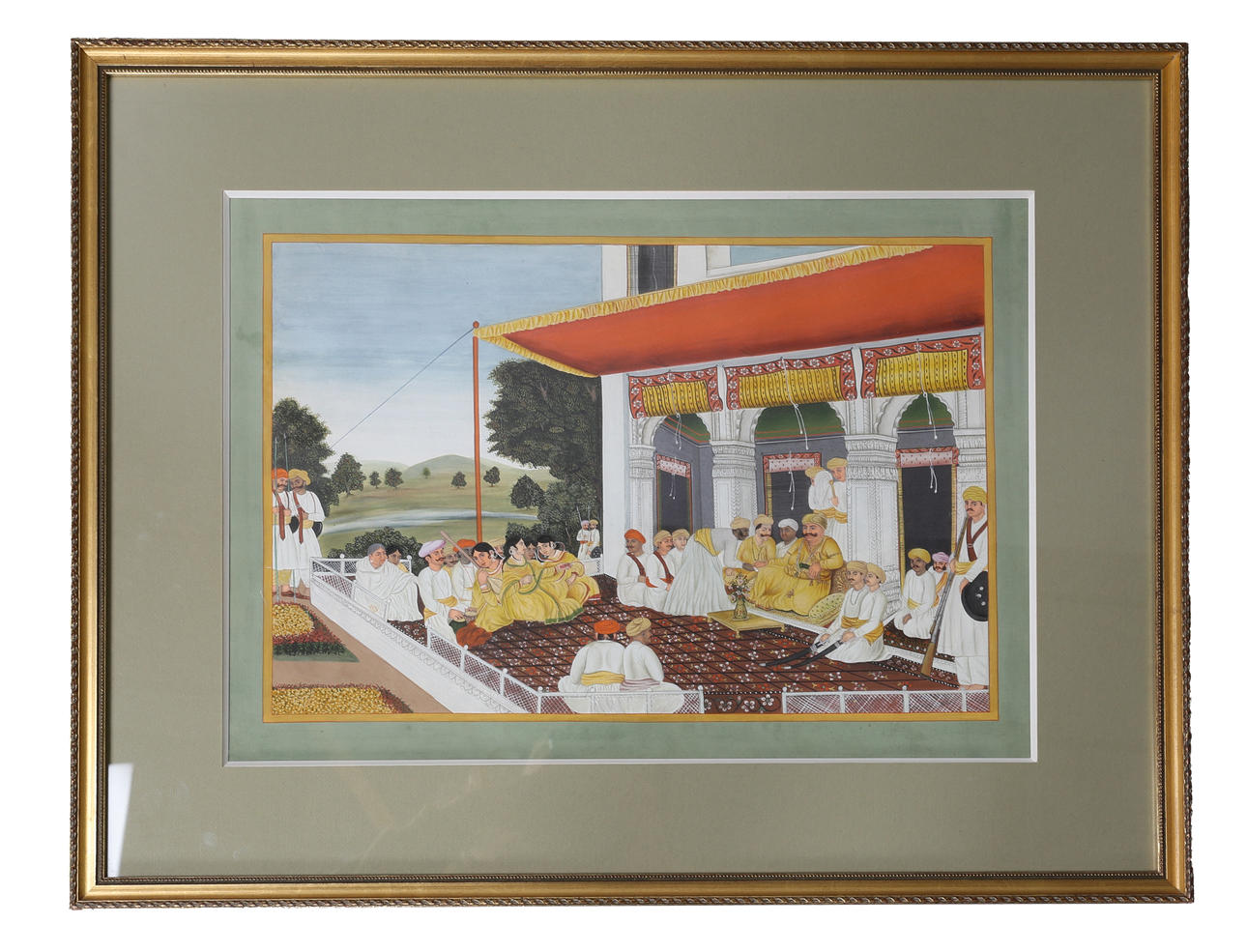 INDISCHES FIRMENSCHULGEMÄLDE.