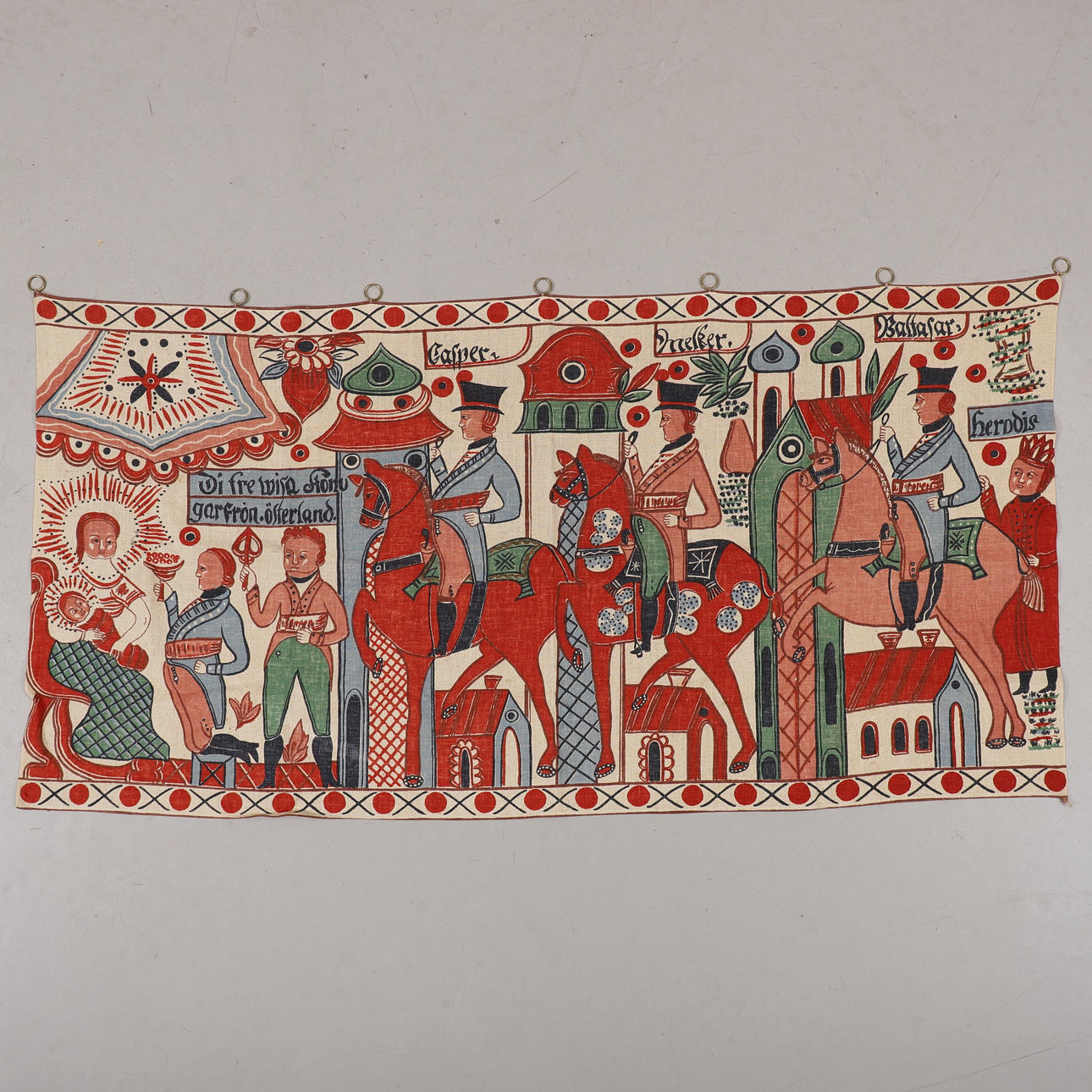 A 20th century curbstone wall.