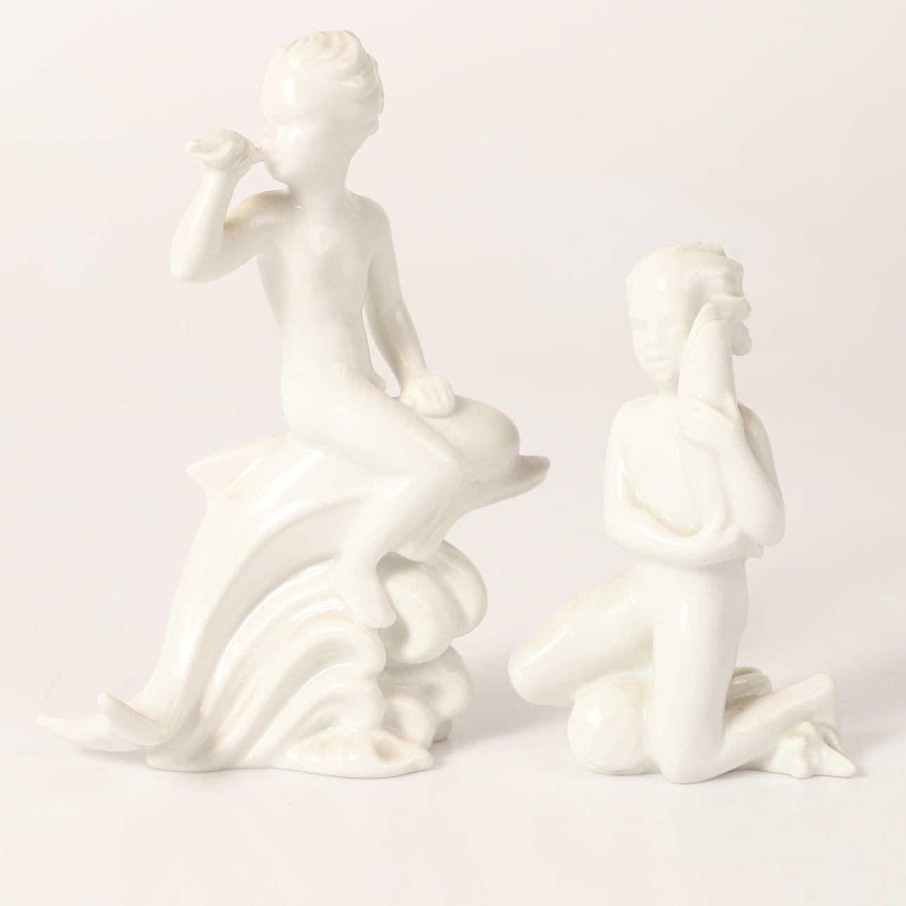 HARLD SALOMONSON, Two porcelain figurines, Rörstrand.