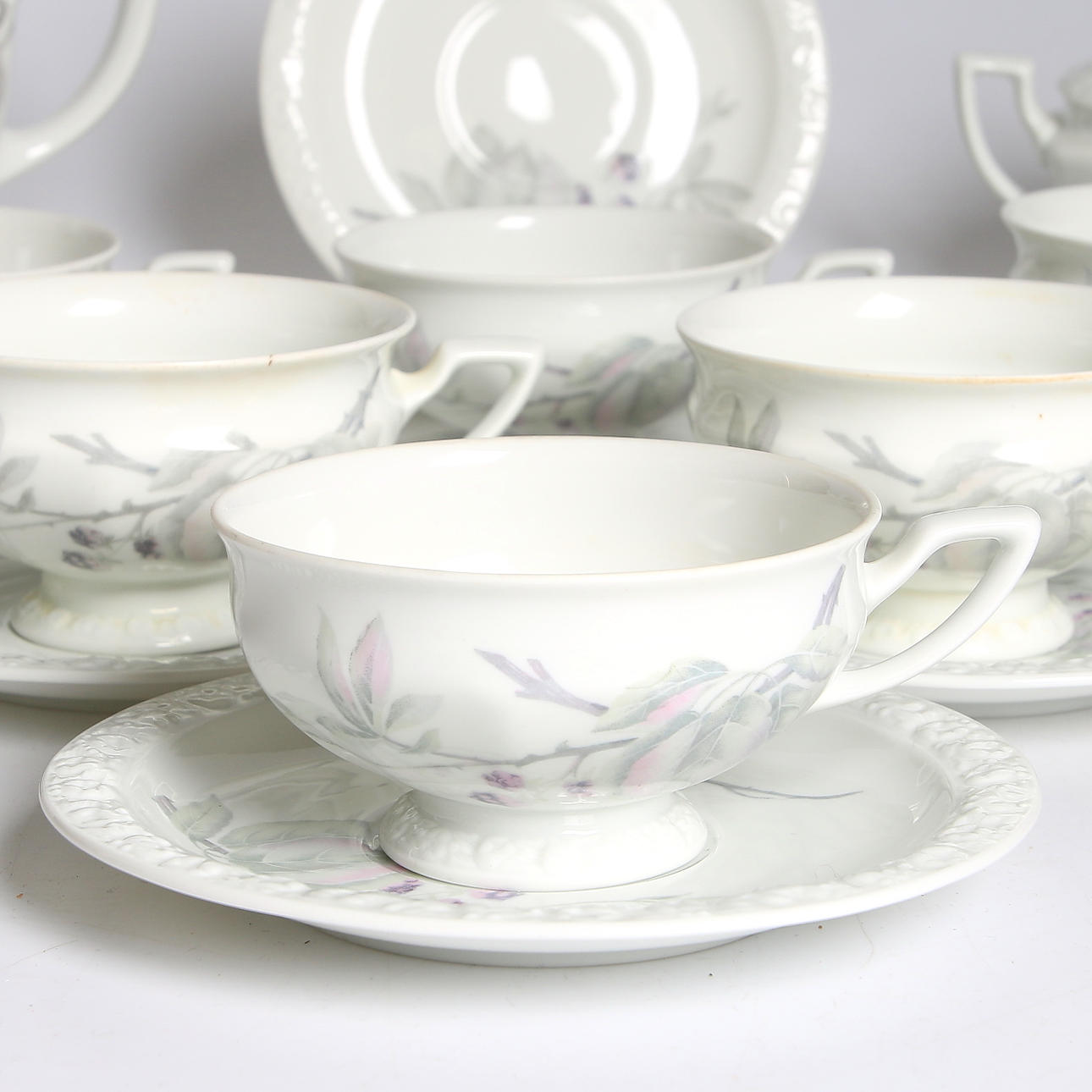 TESERVIS, 15 delar, porslin, "Maria Björnbär", studie linie, Rosenthal, Tyskland, 1900-tal.