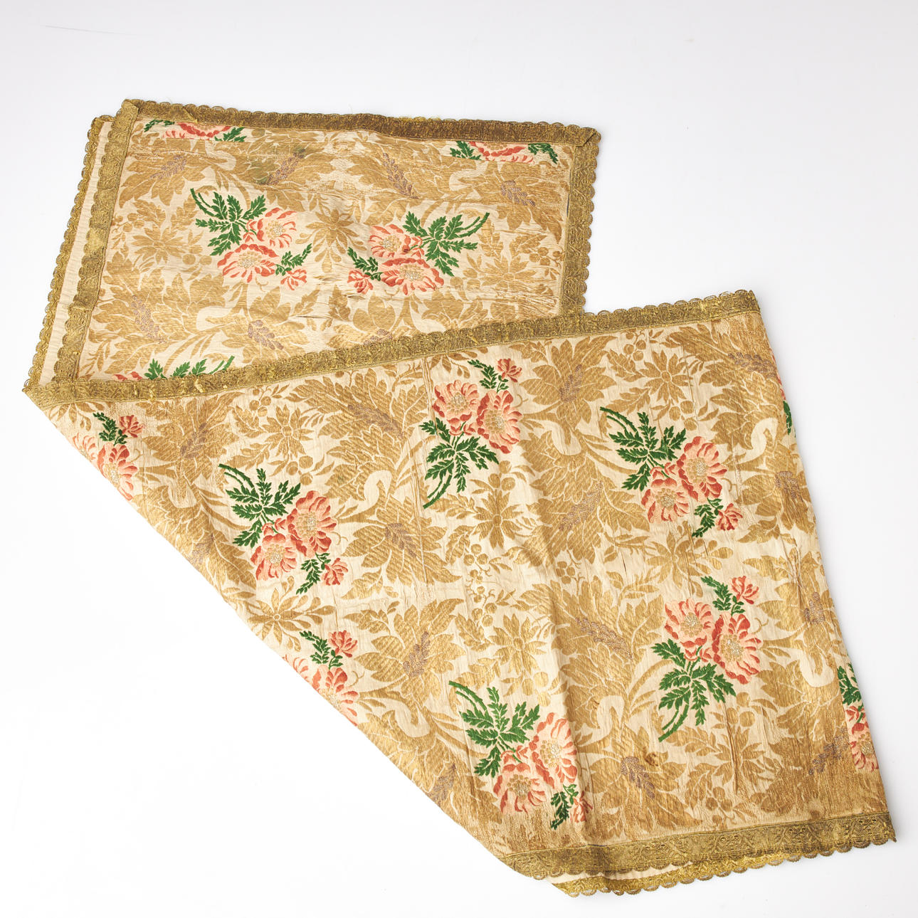 SILKEBROKADE, 1800-tallet.