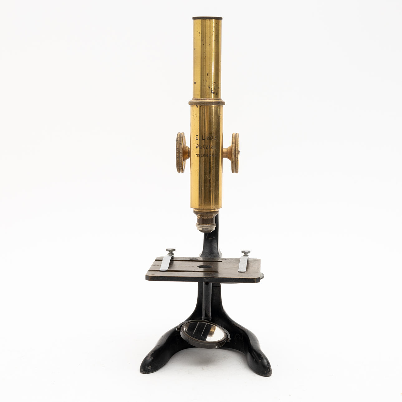 A MICROSCOPE, E. Leitz Wetzlar, Germany, early 20th century.