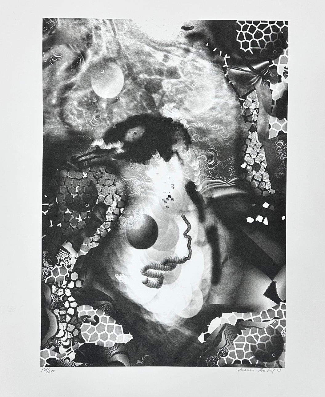 CHANNA BANKIER. lithograph.