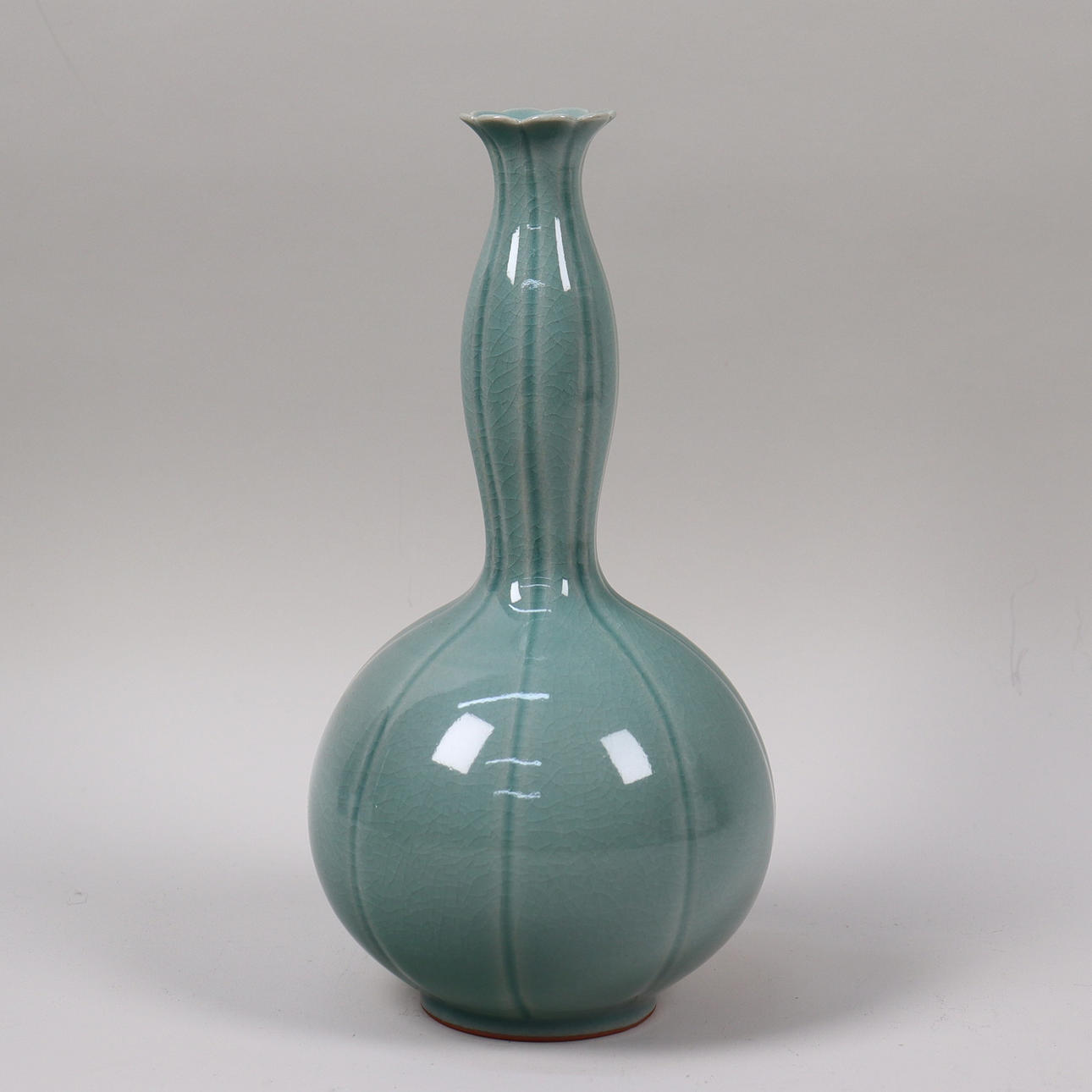 Vase, celadon, probably Korea.