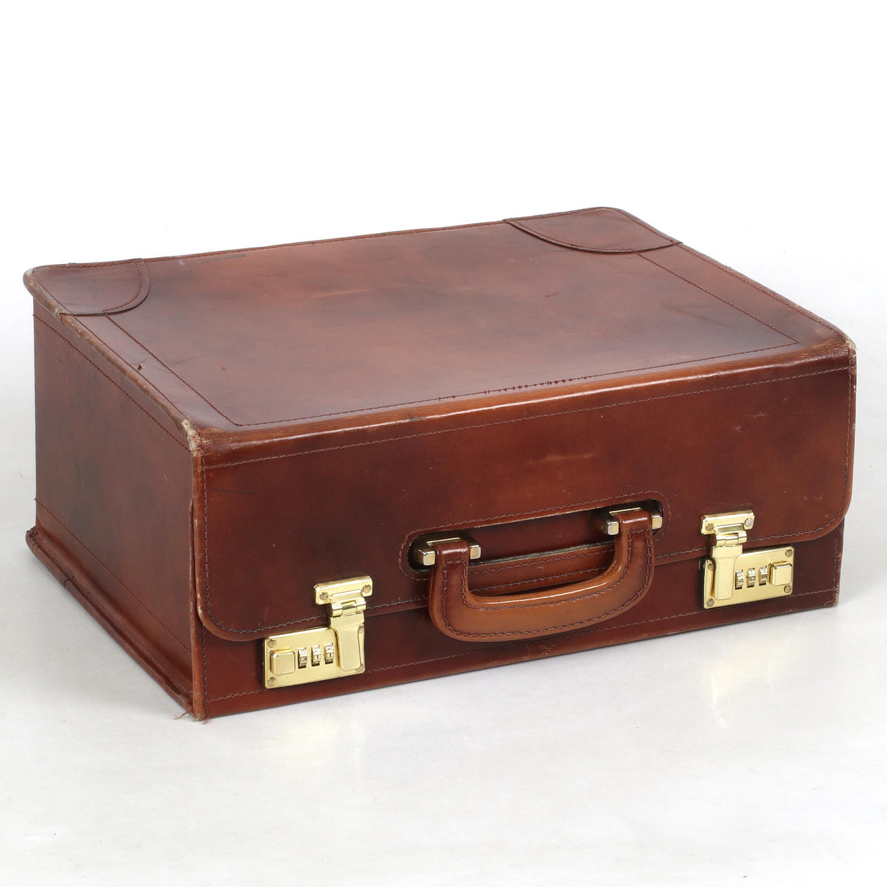 PILOTVÄSKA, läder, 1900-talets andra hälft.