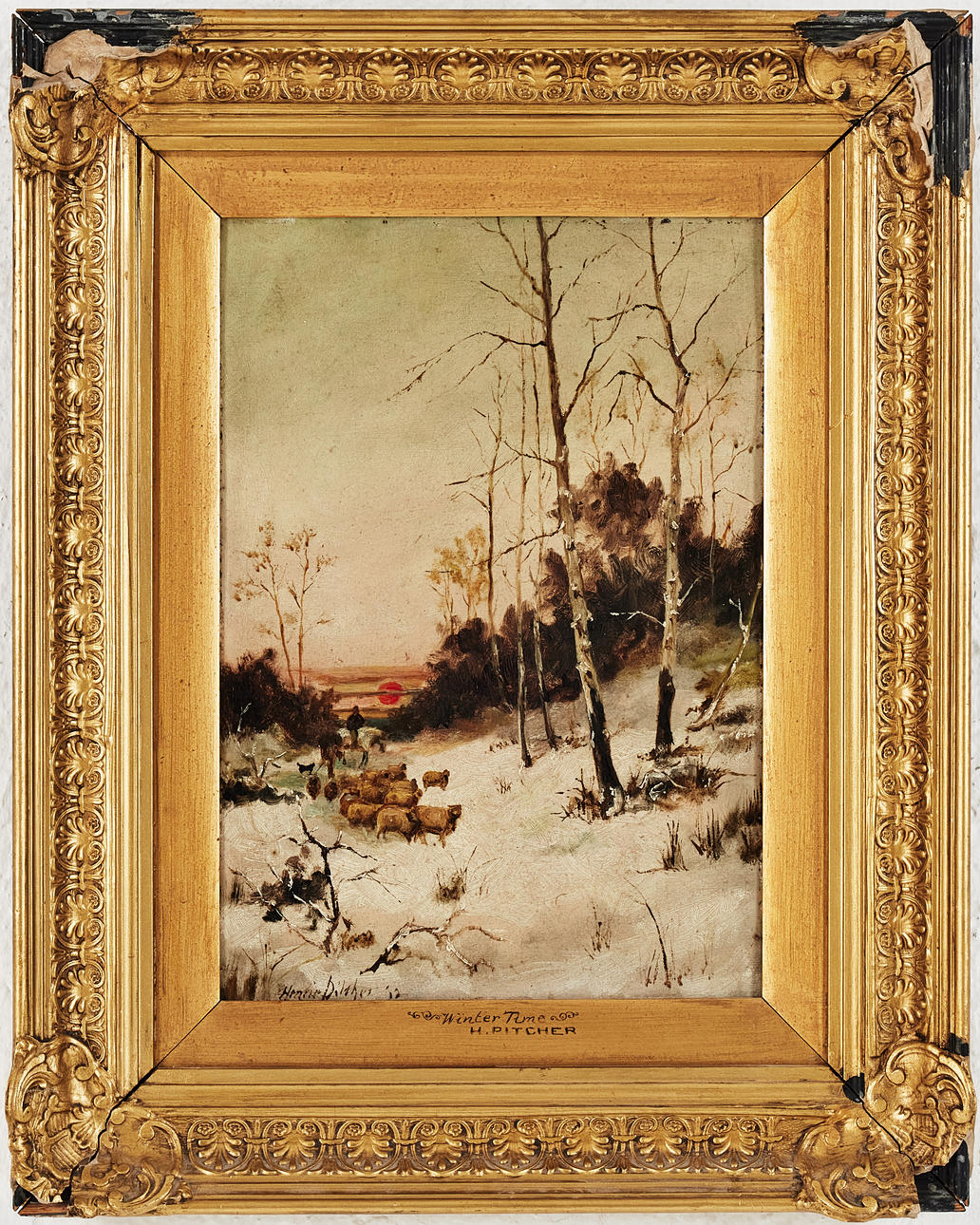 HENRIE PITCHER. "Winter Time".