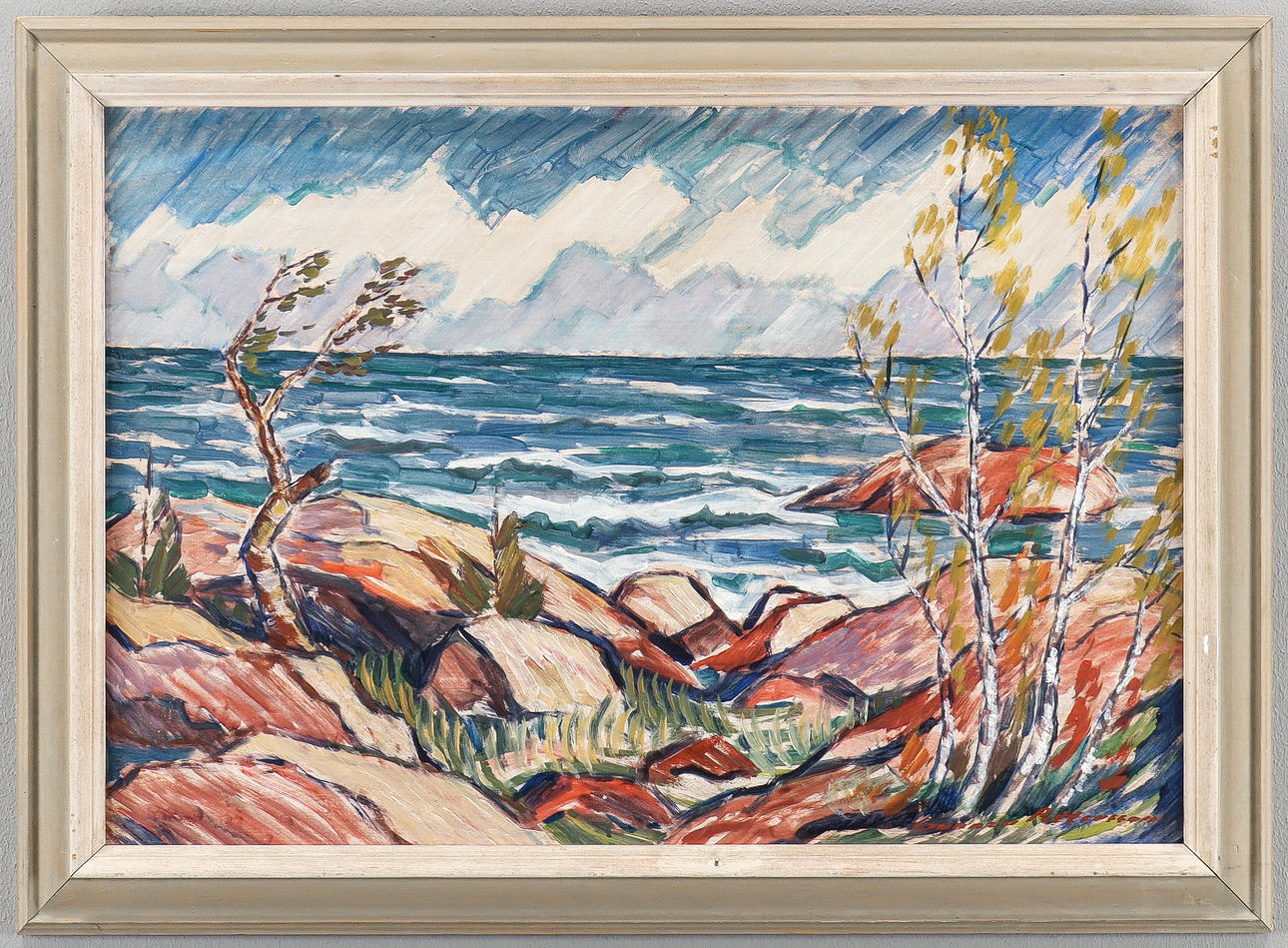 GUNNAR PETTERSSON oil on panel, signed.