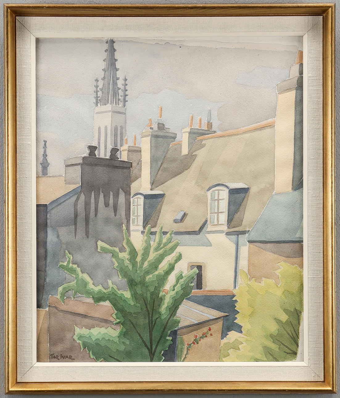 TOR-IVAR ANDERSSON, Aquarell, signiert.