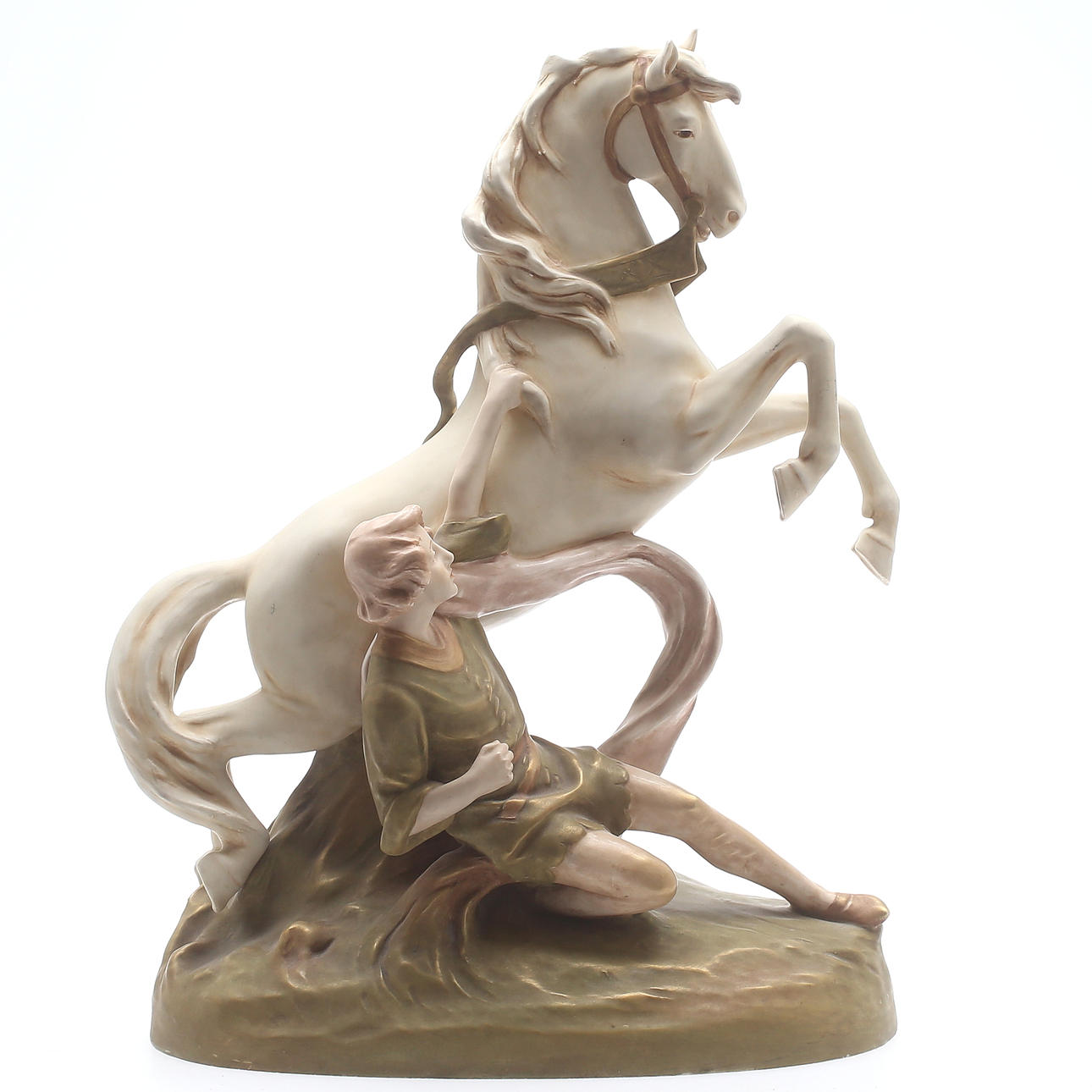 SKULPTUR, keramik, Royal Dux Bohemia, Tjeckoslovakien, 1900-tal.