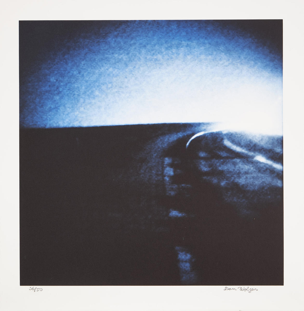 DAN WOLGERS. Composition, lithograph, signed.