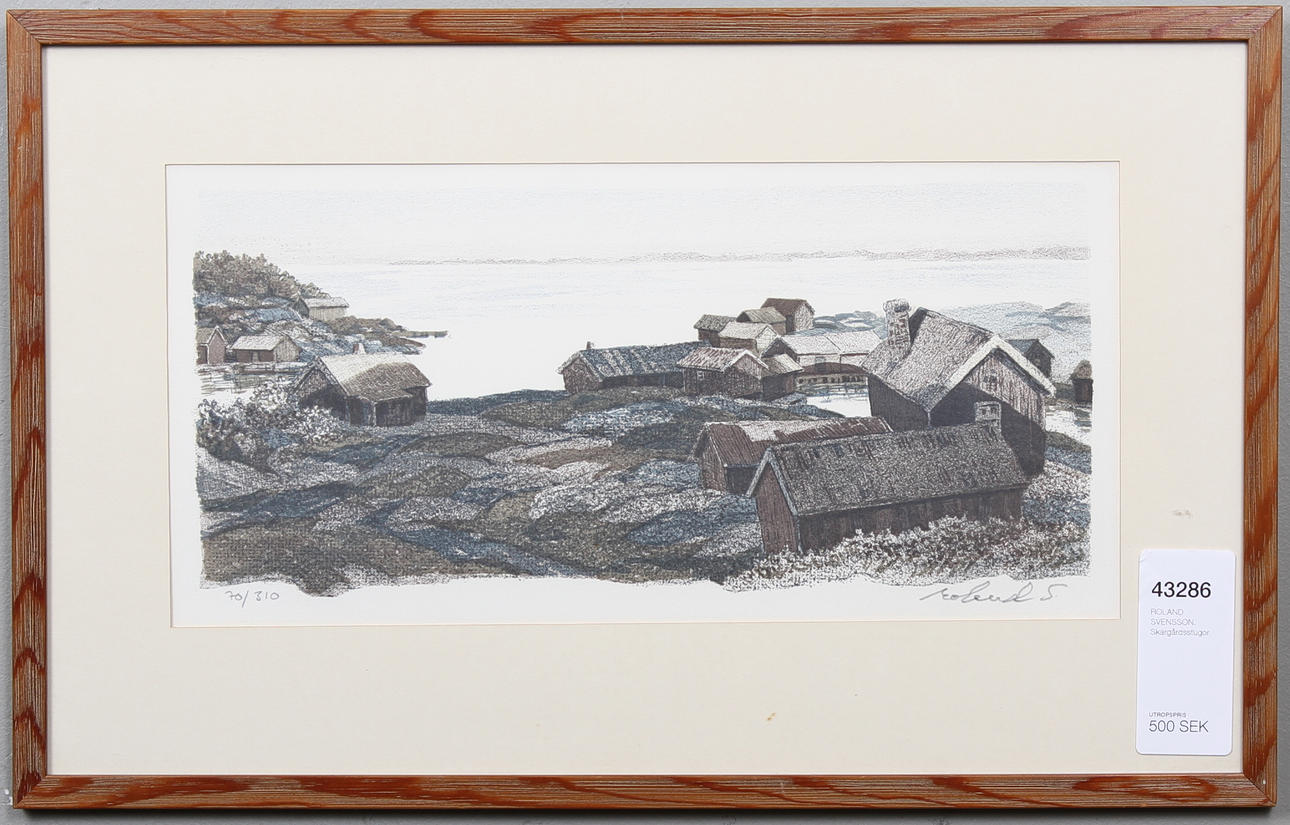 ROLAND SVENSSON. Skärgårdsstugor.