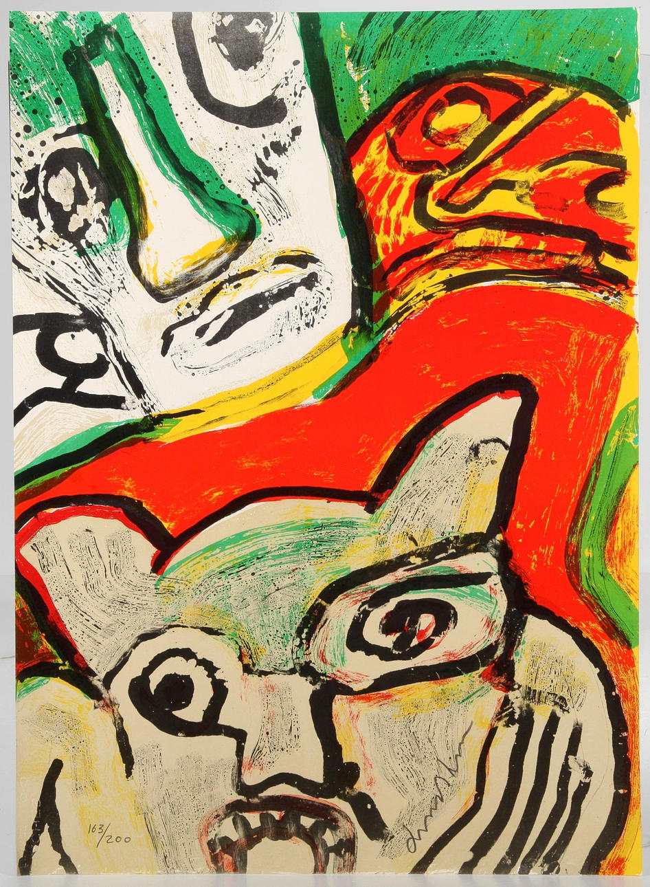 BENGT LINDSTRÖM. 1925-2008. Colour silkscreen, signed, numbered.