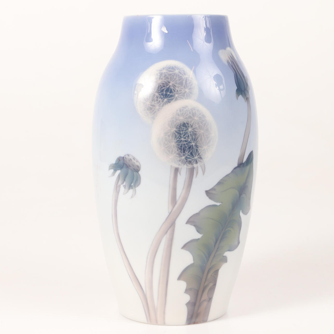 A porcelain vase, Bing & Grøndal, Denmark.