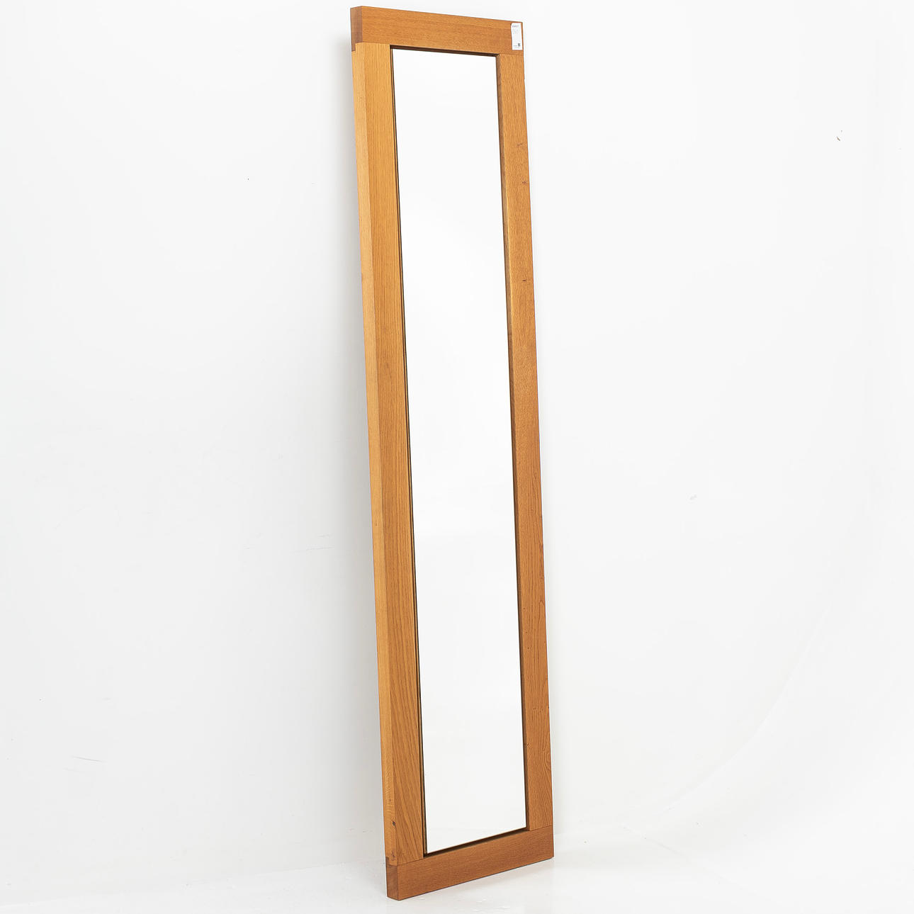 MIRROR, solid oak, contemporary, approx. 200 x 50 cm.