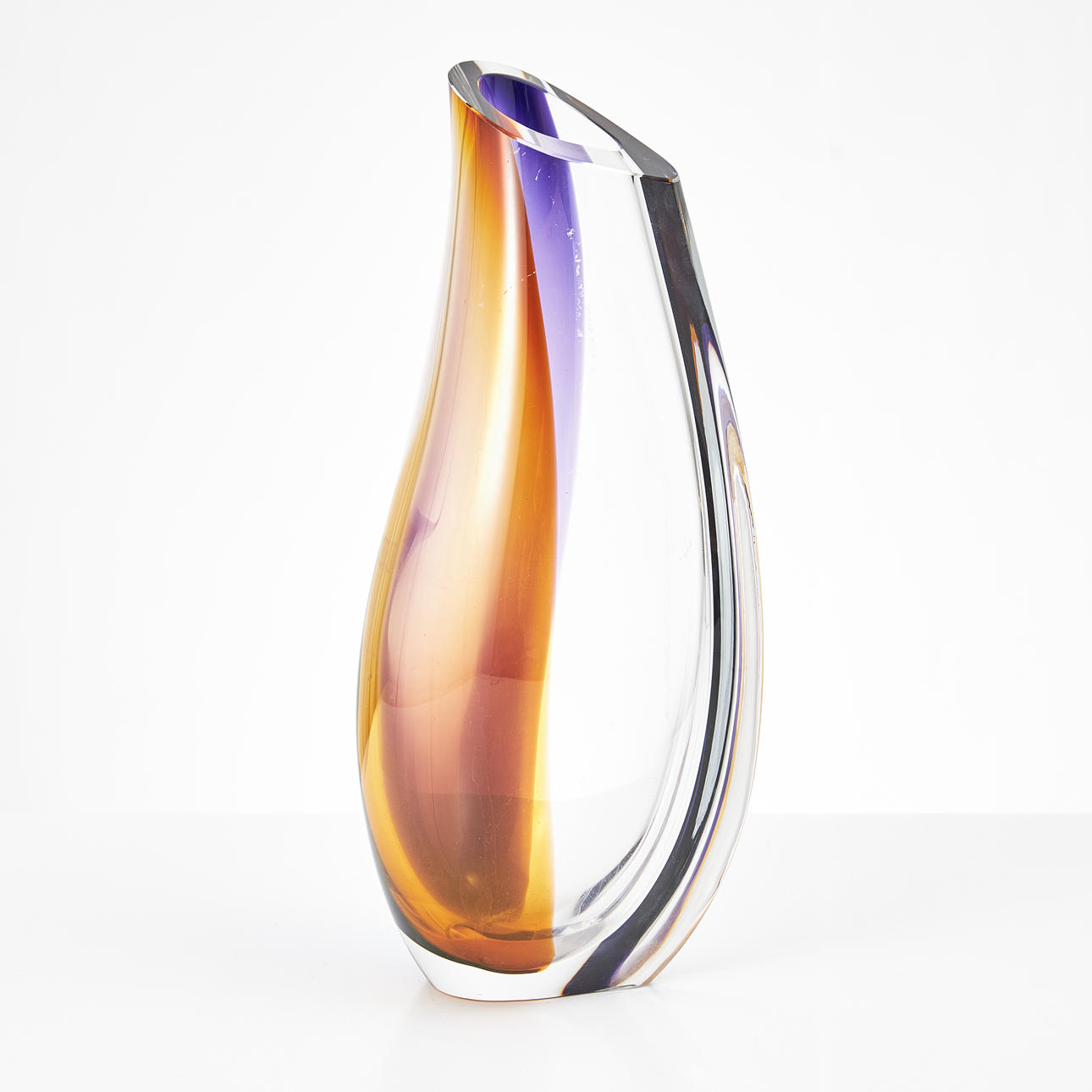 GÖRAN WÄRFF. MALJAKKO, lasia, ”Orkidea”, Kosta Boda.