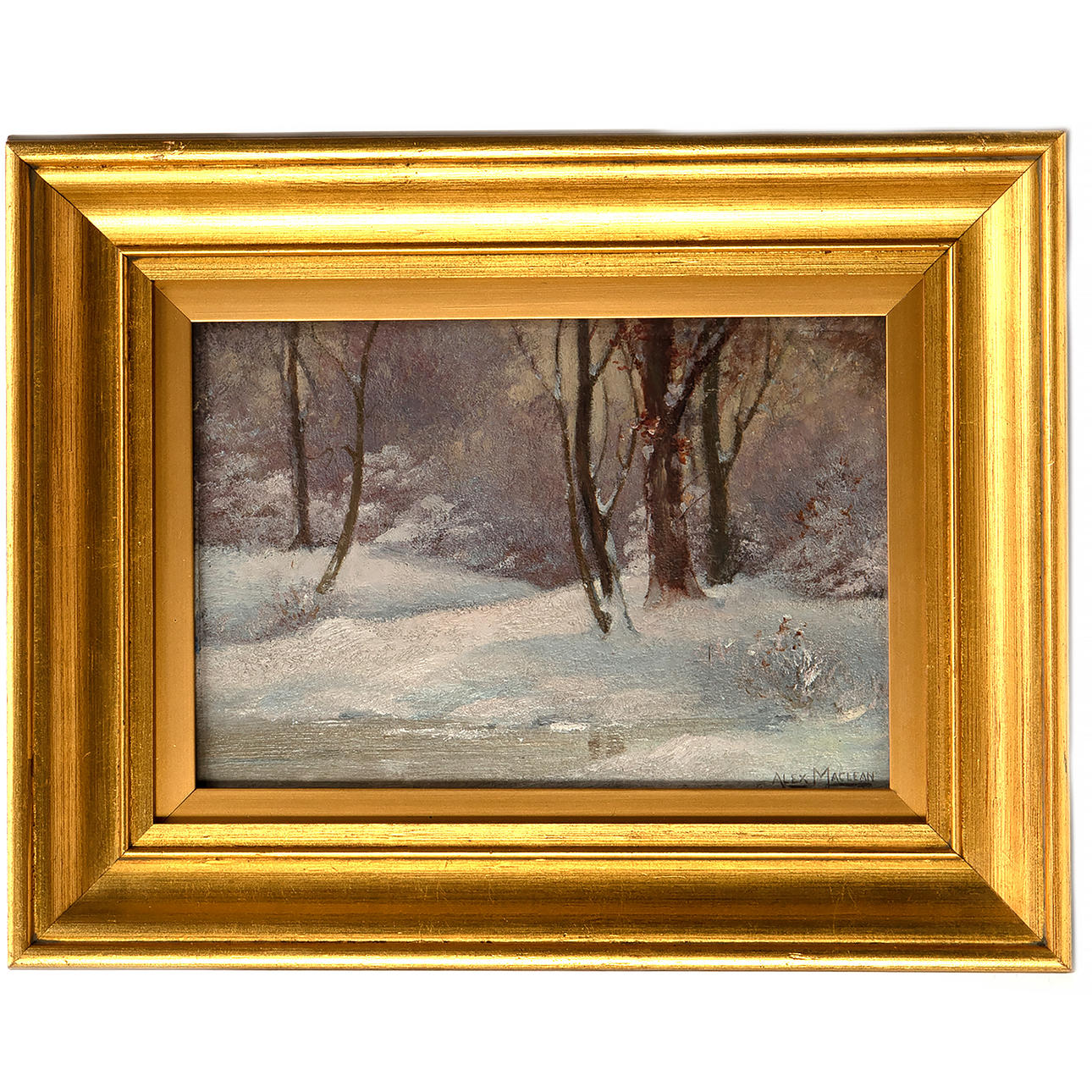 ALEXANDER MACLEAN. Oil on panel, signed.