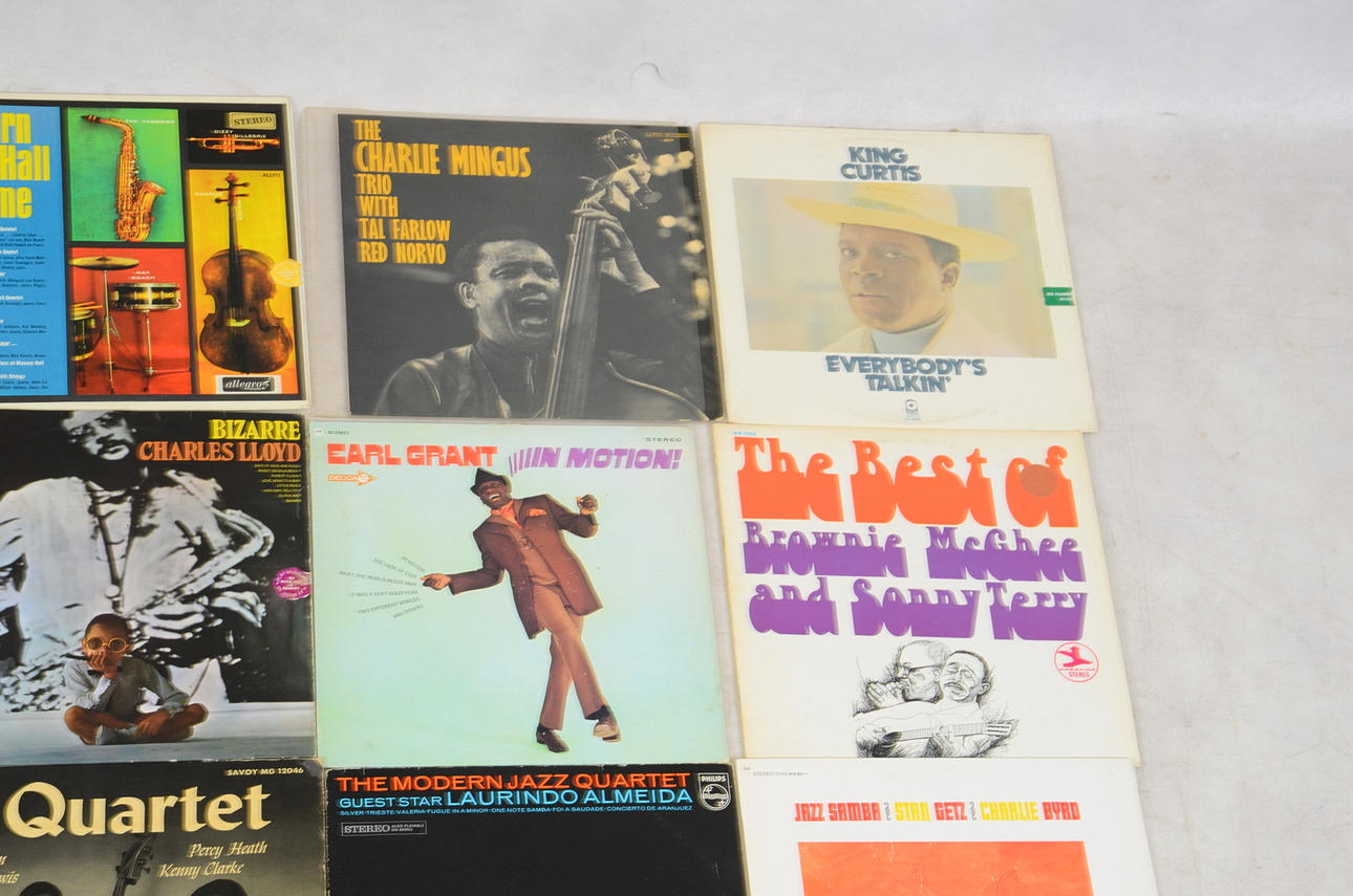 PARTI LP-SKIVOR, Jazz, 72-stycken, 1950/80-tal.