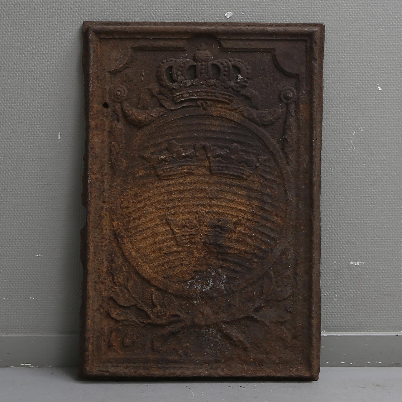 SÄTTUGNSPLATTA, järn, 1800-tal.