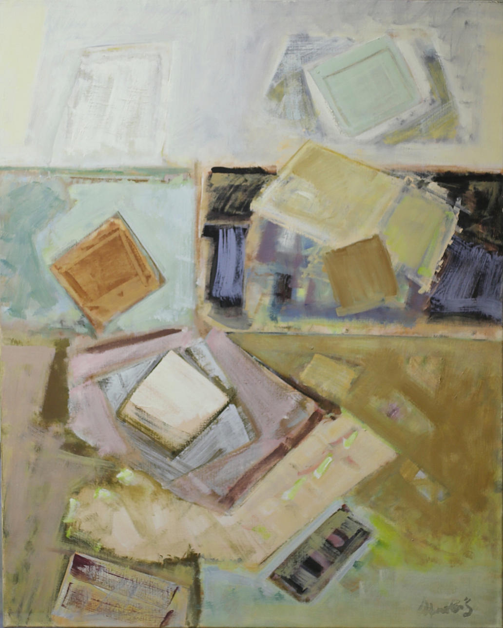 BRUNO MERBITZ, PROF. (1918 BERLIN 1997). Abstrakt komposition.