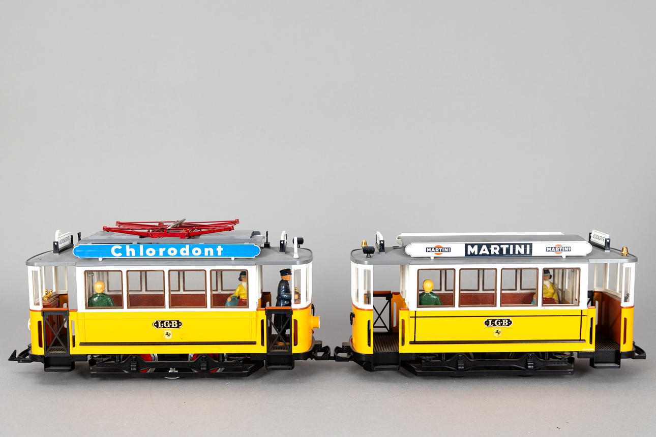 Small collection from LGB, Lehmann-Gross-Bahn: Martini Lok