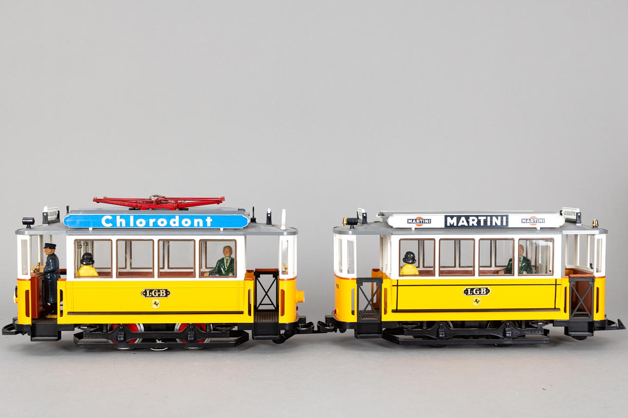 Small collection from LGB, Lehmann-Gross-Bahn: Martini Lok