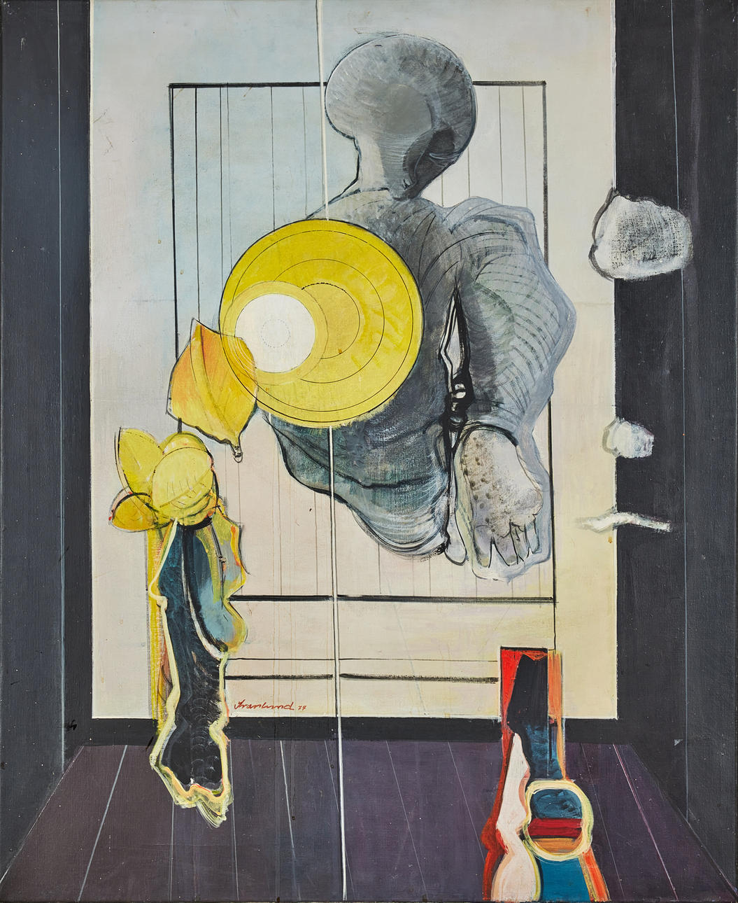 OLLE SVANLUND. “Le cible jaune” /"Le Silence”.