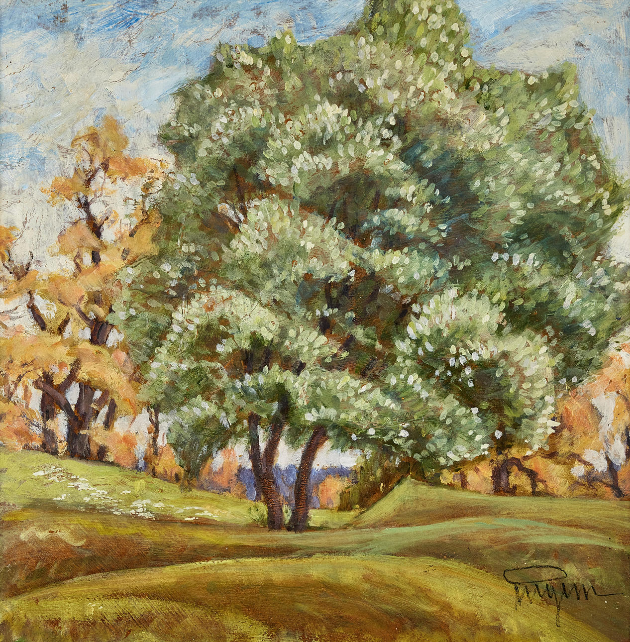 PRINS EUGEN. "Häggträd".