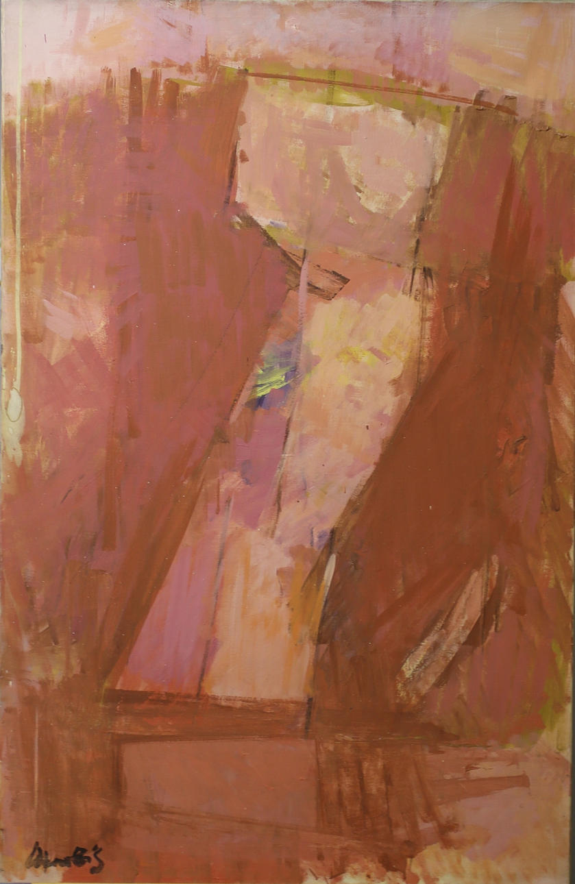 BRUNO MERBITZ, PROF. (1918 BERLIN 1997). Abstrakt sammansättning.