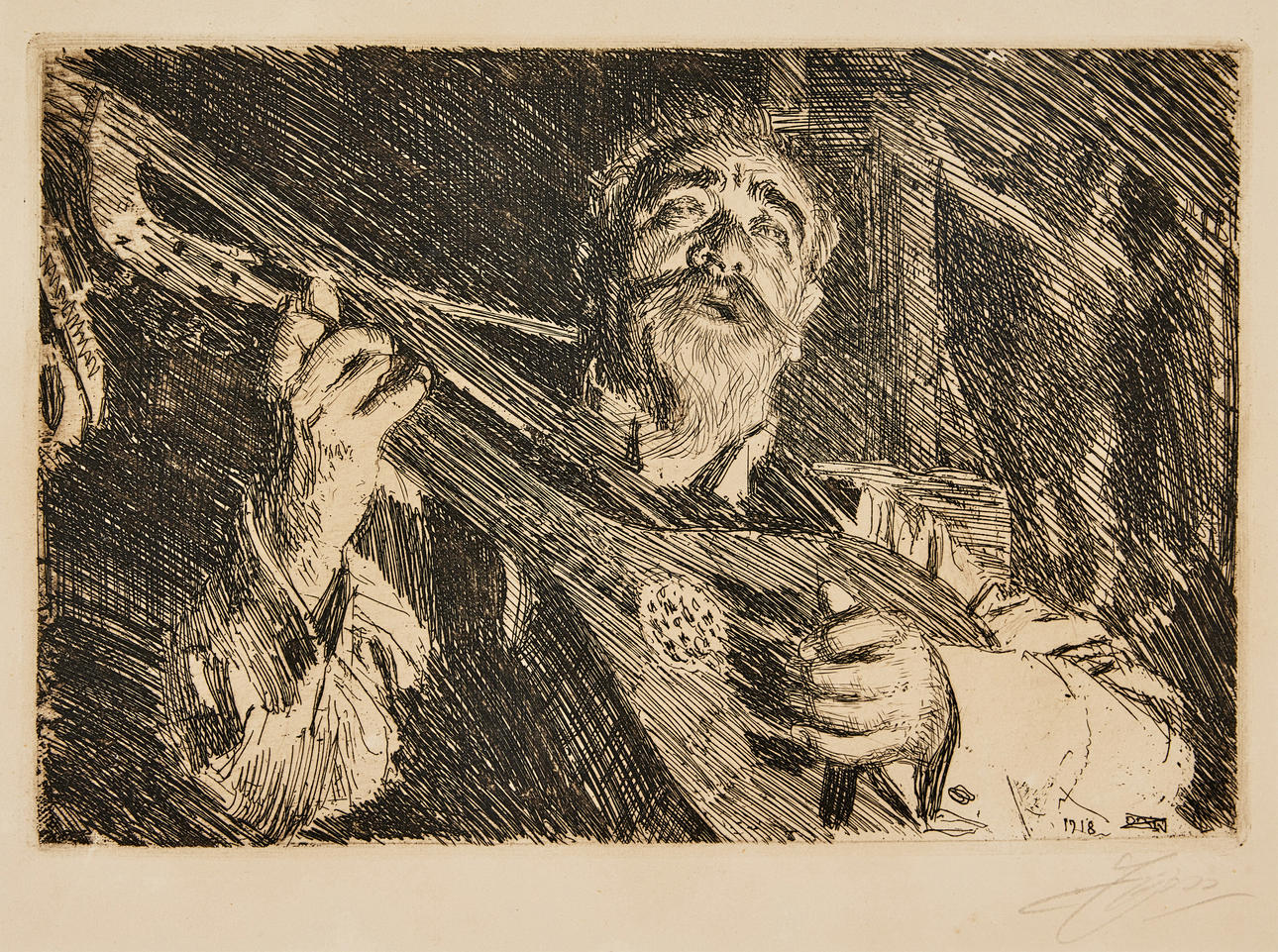 ANDERS ZORN. “Vicke André”.