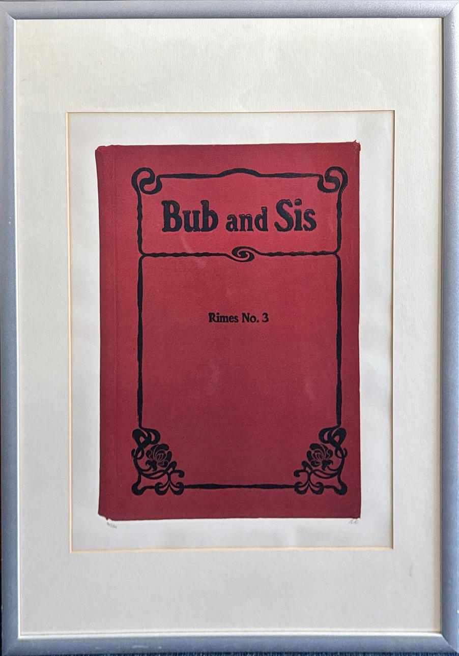 R.B. KITAJ. FRAMED SCREENPRINT.