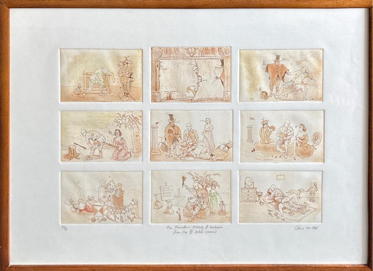 CHRISS ORR. BEGRÆNSET UDGAVE GRAVERING.