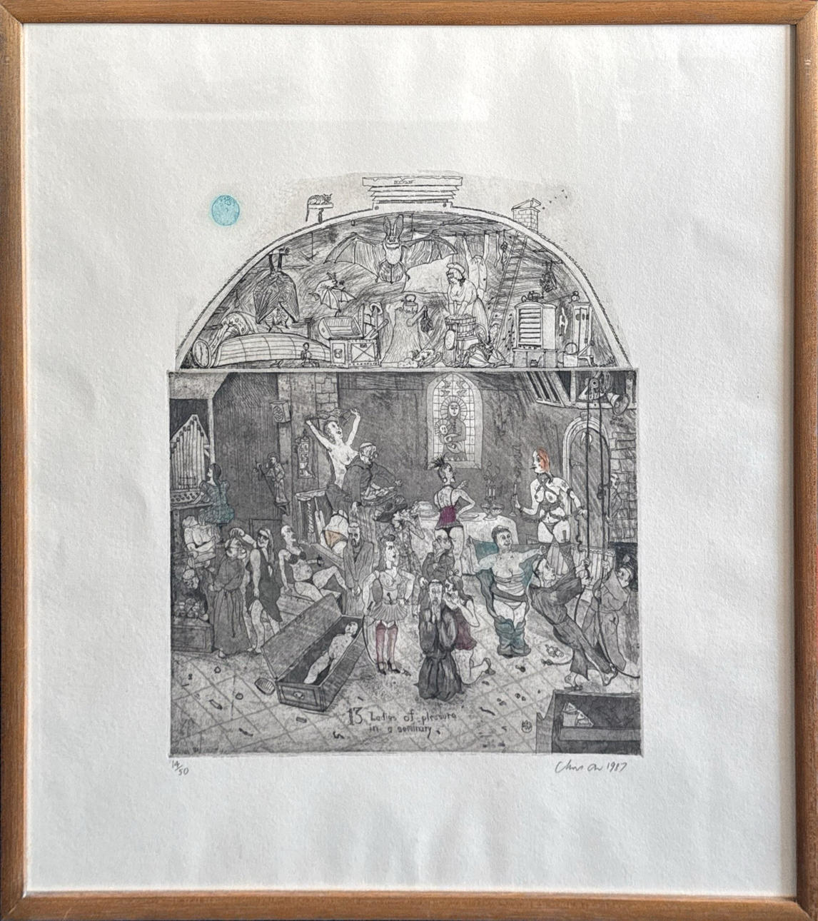 CHRIS ORR. BEGRÆNSET UDGAVE GRAVERING.