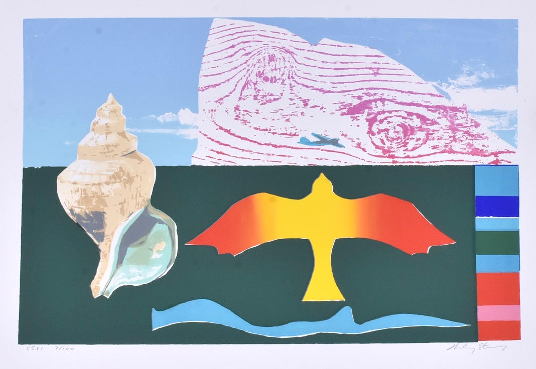 HARDY STRID. Folder with 5 color silkscreens.