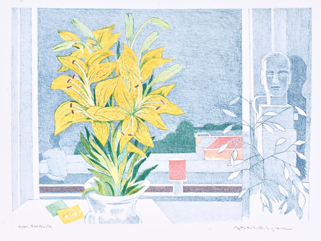 AXEL OLSON. Color lithography.