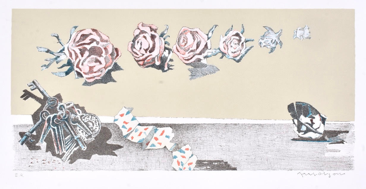 AXEL OLSON. Color lithography.