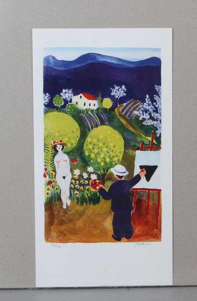 ANDERS HULTMAN. litografi, signerad samt numrerad 270/290.